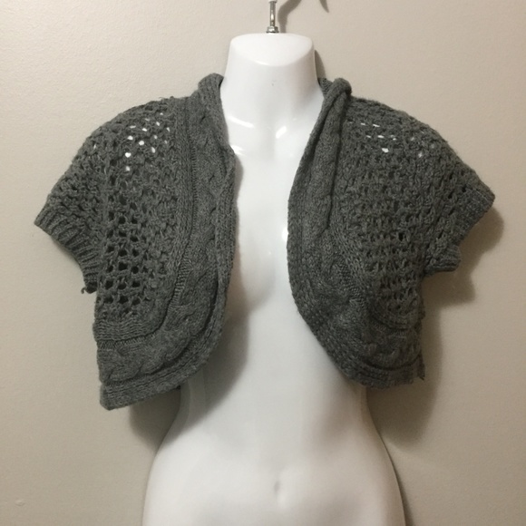 Vanity Sweaters - Medium Vanity Gray Knit Cardigan